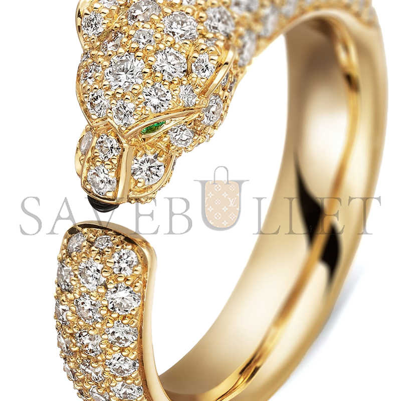 CARTIER PANTHÈRE DE CARTIER RING, SMALL MODEL, PAVED N4765500